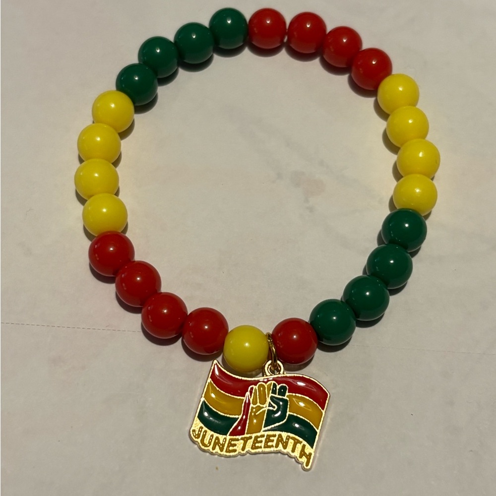 Juneteenth Beaded Bracelet